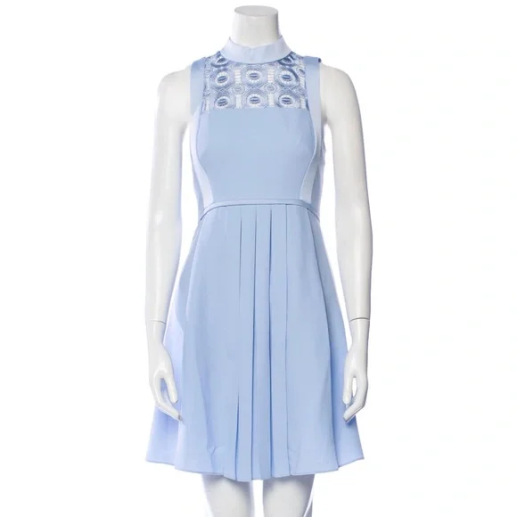 navy blue dress for baby girl Ted Baker Womens Emmona Embroidered Skater Dress Fuchsia , Size: 4 main image 1